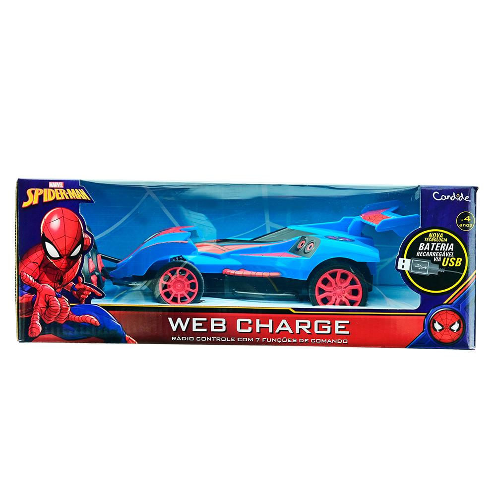 Veiculo Web Charge - Rc 7 Func - Bateria Rec