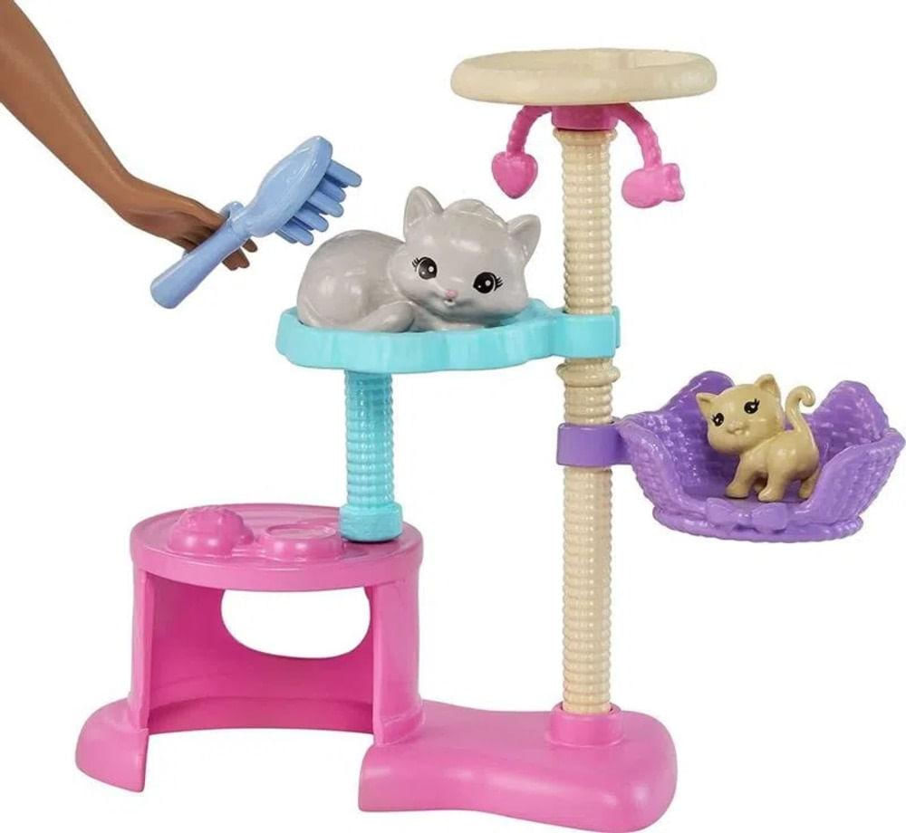 Boneca Barbie com Pets - Mattel
