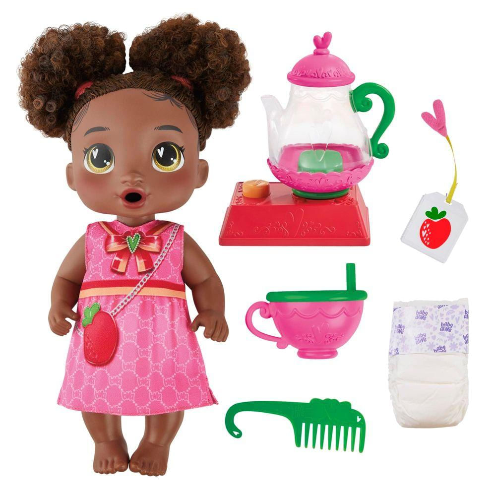 Baby Alive Festinha do Chá Berry Boo Negra - Hasbro