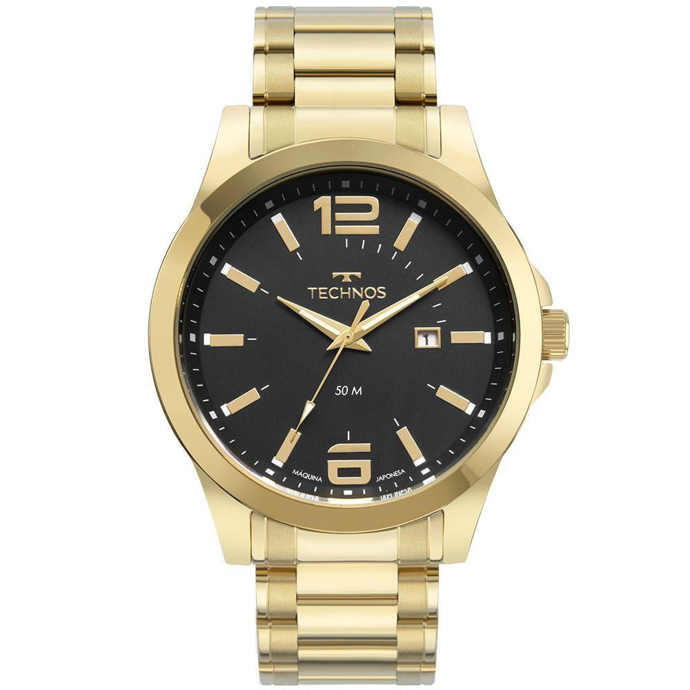 Relógio Technos Masculino Racer Dourado - 2115mzv/1p 2115mzv/1p