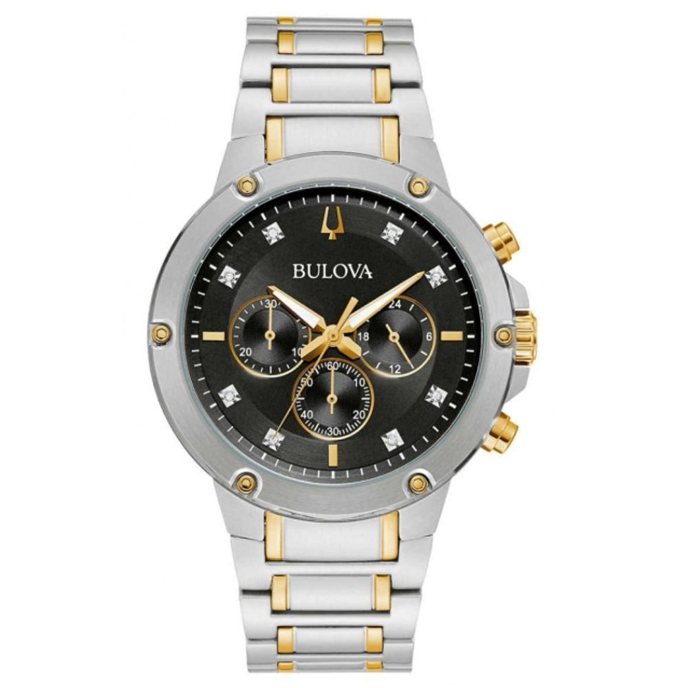 Relógio Bulova Diamond Classic Chronograph 98d159