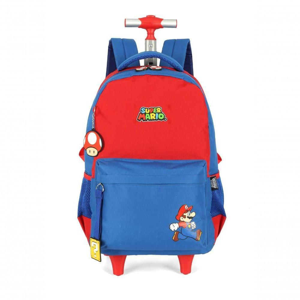 Mochilete Com Carrinho Azul - Unico Azul