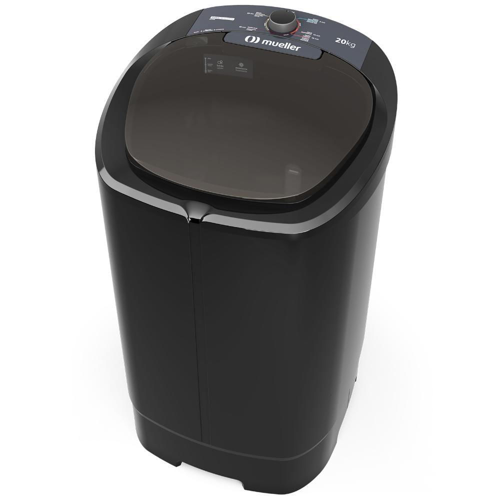 Tanquinho De Lavar Roupa Mueller 20 Kg Semiautomático MLT20B Preto 110V