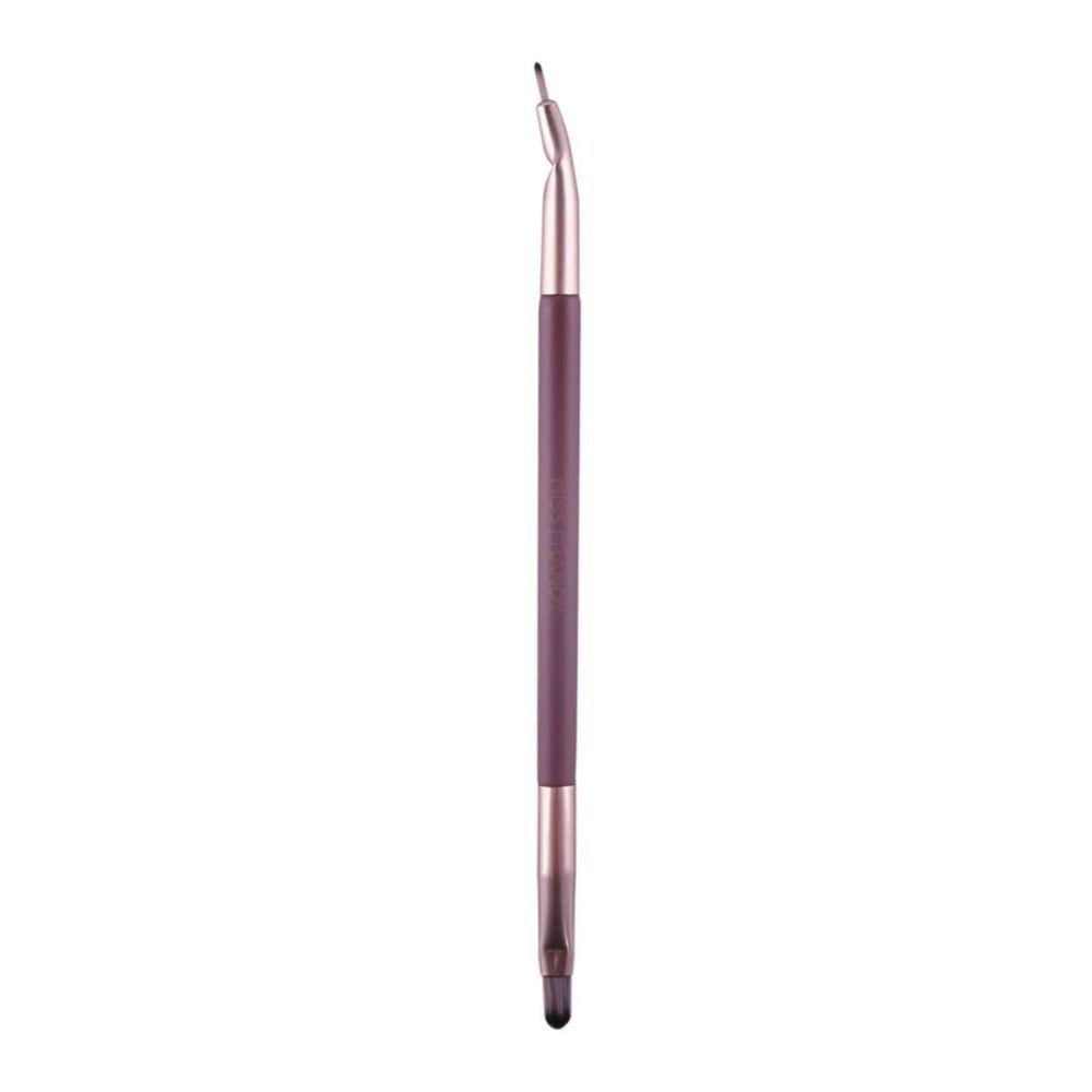 Pincel Duplo Ponta Fina E Chato Arredondado Marsala Rm12528 | Miss Frandy | Aplicação Precisa
