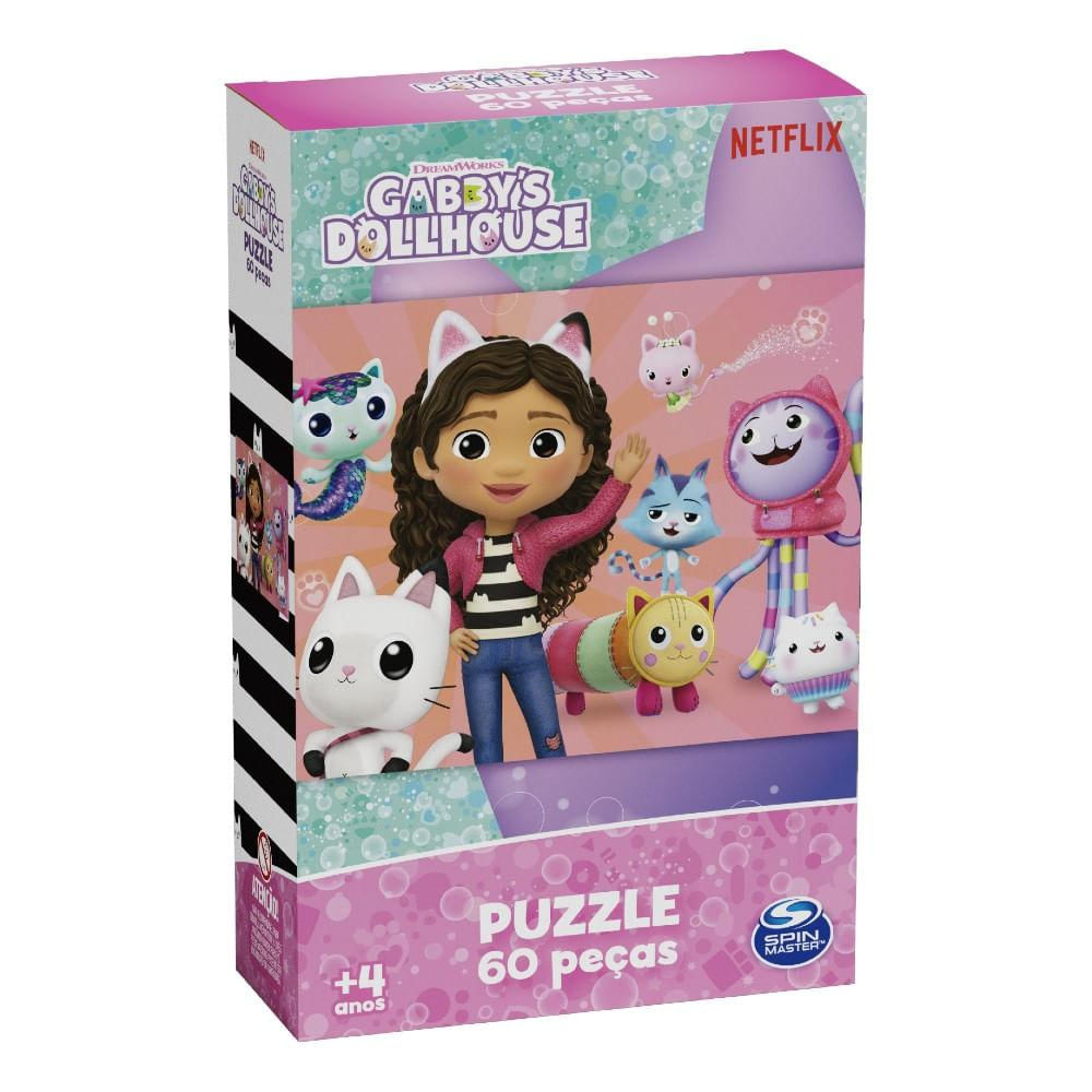 Quebra-Cabeça Gabby's Dollhouse 60 peças - Grow