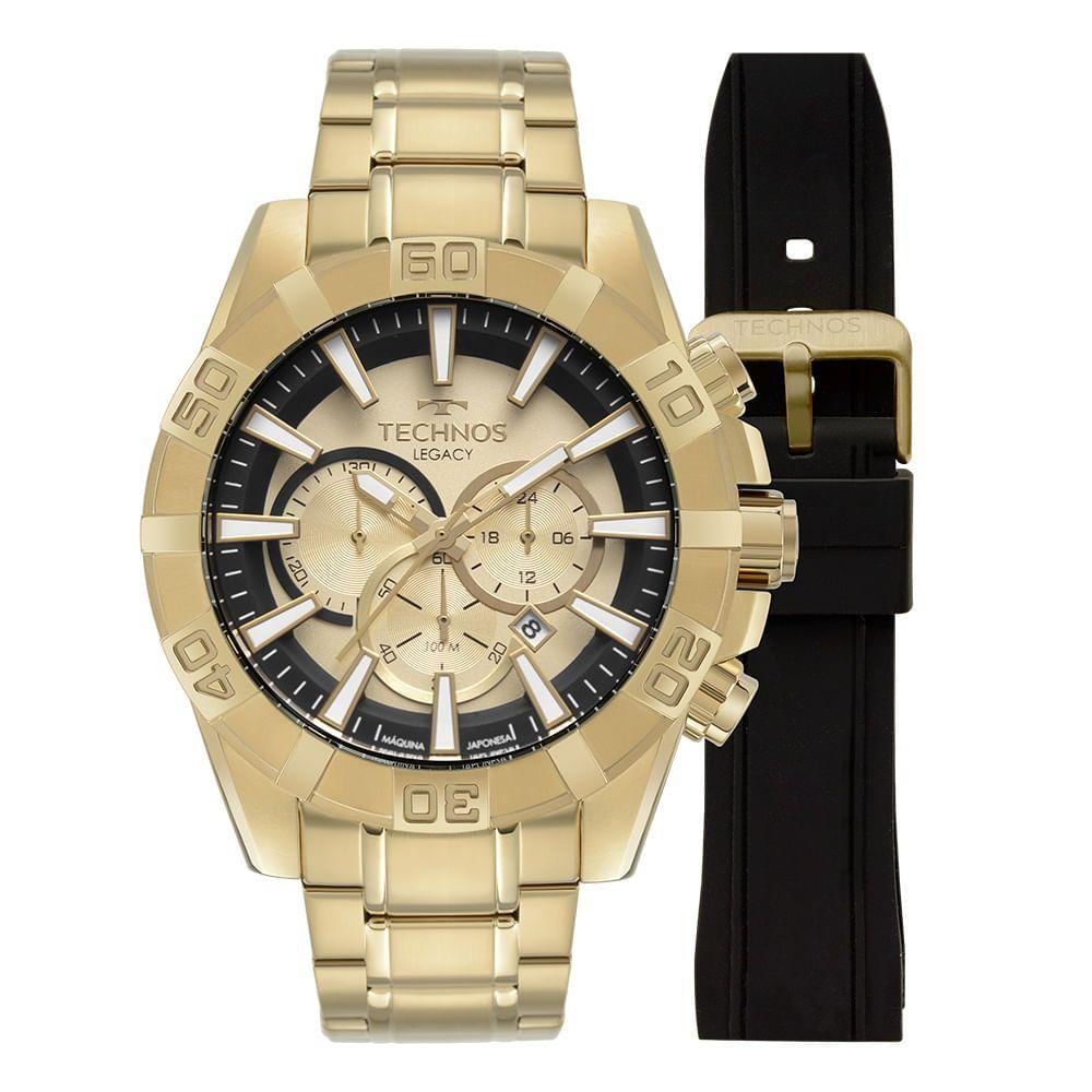 Relógio Technos Masculino Legacy Dourado - Js26aet/t1d Js26aet/t1d