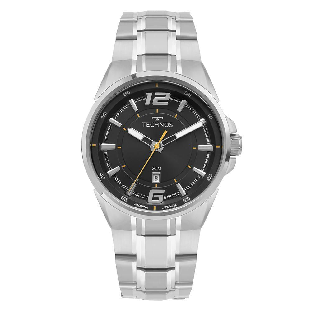 Relógio Technos Masculino Skymaster Prata - 2115txy/1p 2115txy/1p