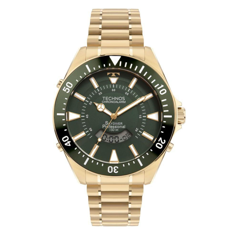 Relógio Technos Masculino Skydiver Dourado - Wt2050aj/1v Wt2050aj/1v