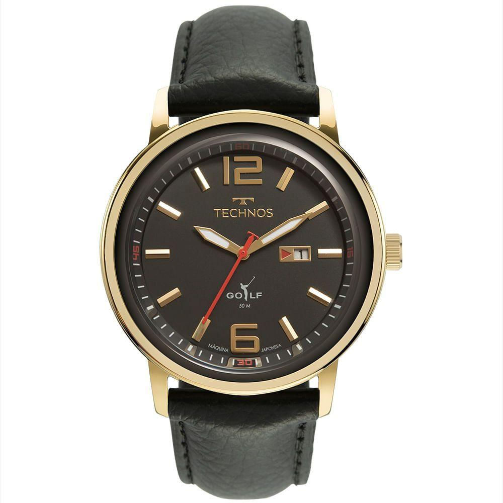 Relógio Technos Masculino Golf Dourado - 2115mxy/1p 2115mxy/1p
