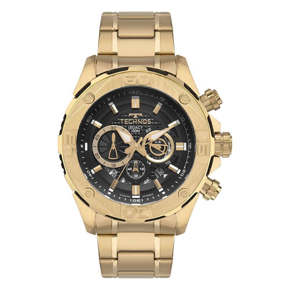 Relógio Technos Masculino Legacy Dourado - Js25bby-1p Js25bby-1p