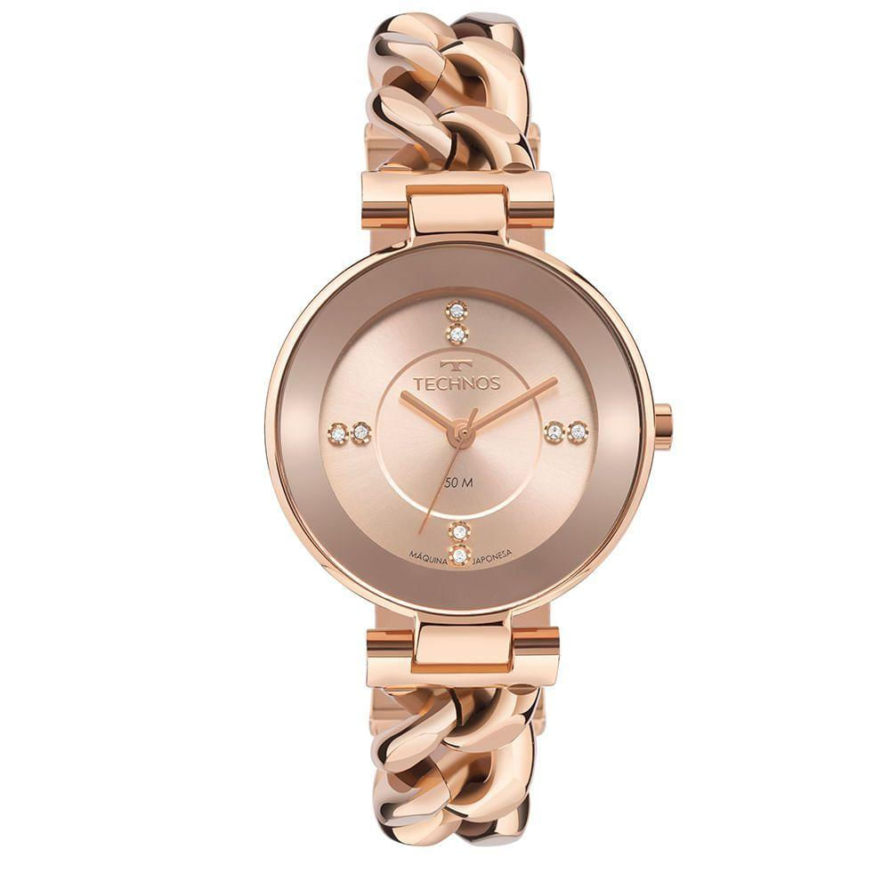 Relógio Technos Feminino Elos Rosé - 2036mtn-1j 2036mtn-1j
