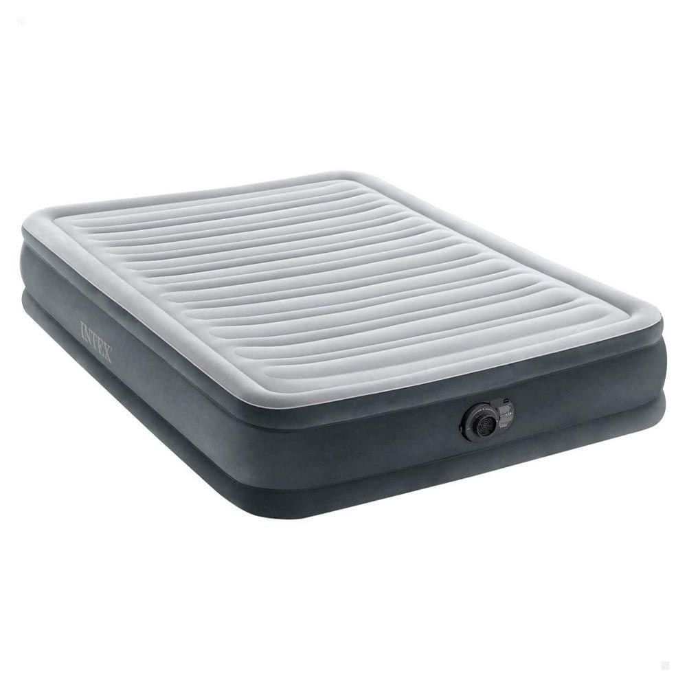 Cama Colchão Inflável Casal Dura-beam Até 272 Kg Confort-plush Com Bomba Elétrica Interna 110v Intex