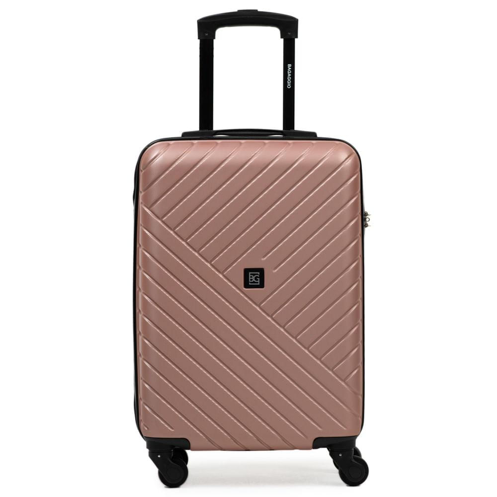 Mala de Bordo ABS 4 Rodas Detroit Rose