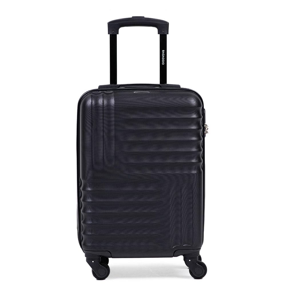 Mala de Bordo Abs 4 Rodas 18,5" Quebec  Preta