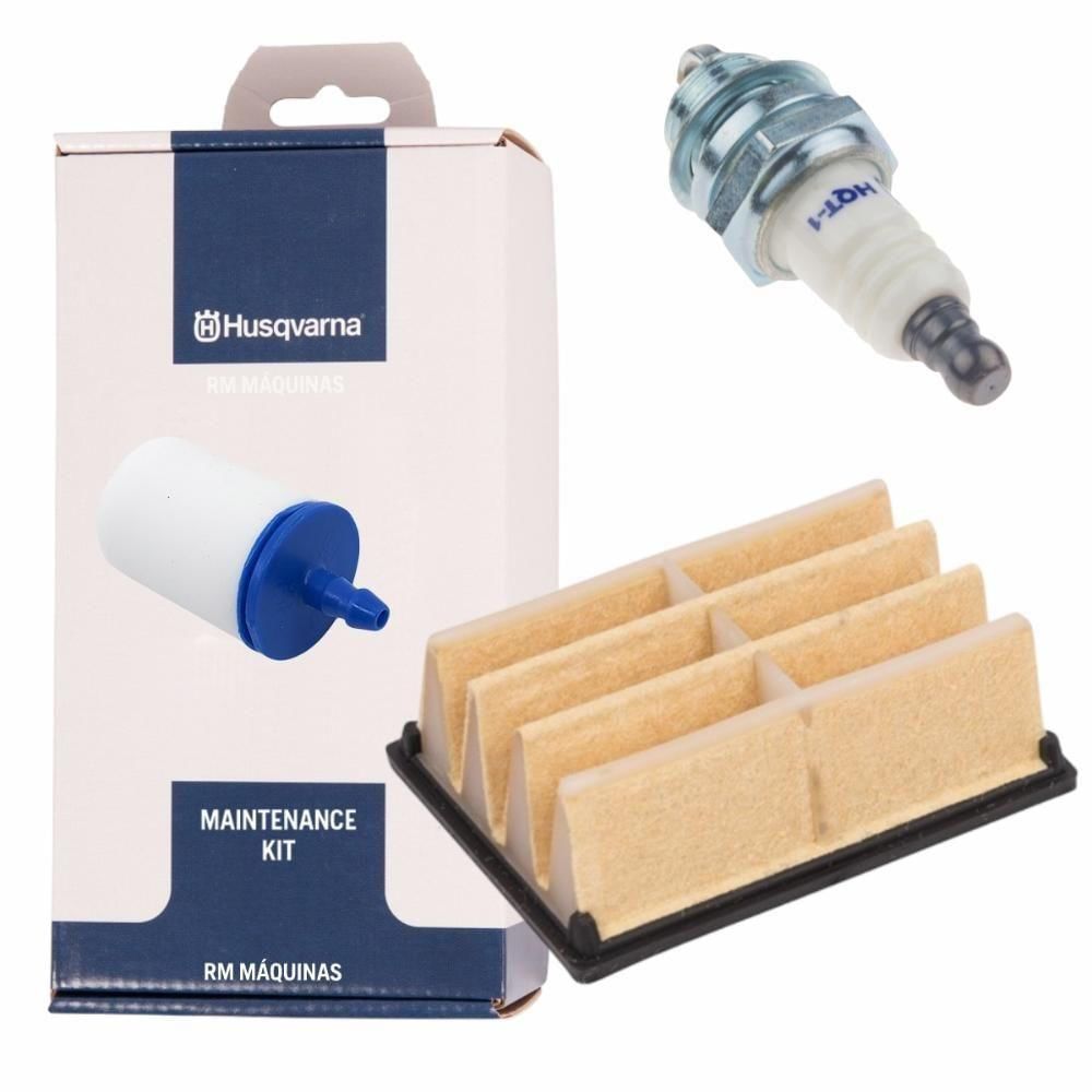 Kit Manutenção Filtros Vela Motosserra Husqvarna 272xp Original