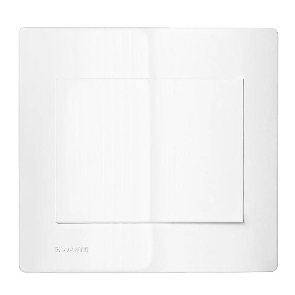 Placa Cega 4x4 C/ Suporte Branco Revita Soprano