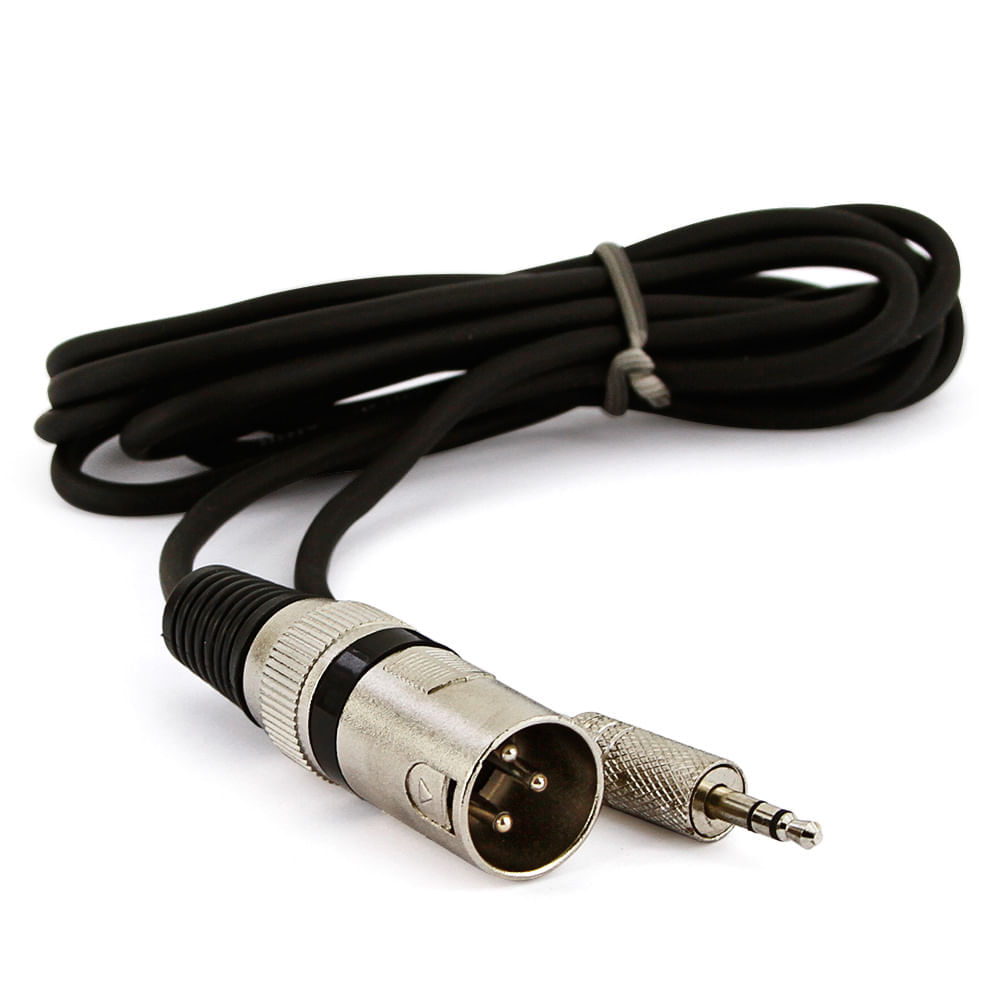 Cabo P2 para XLR Macho Estereo - 3 Metros