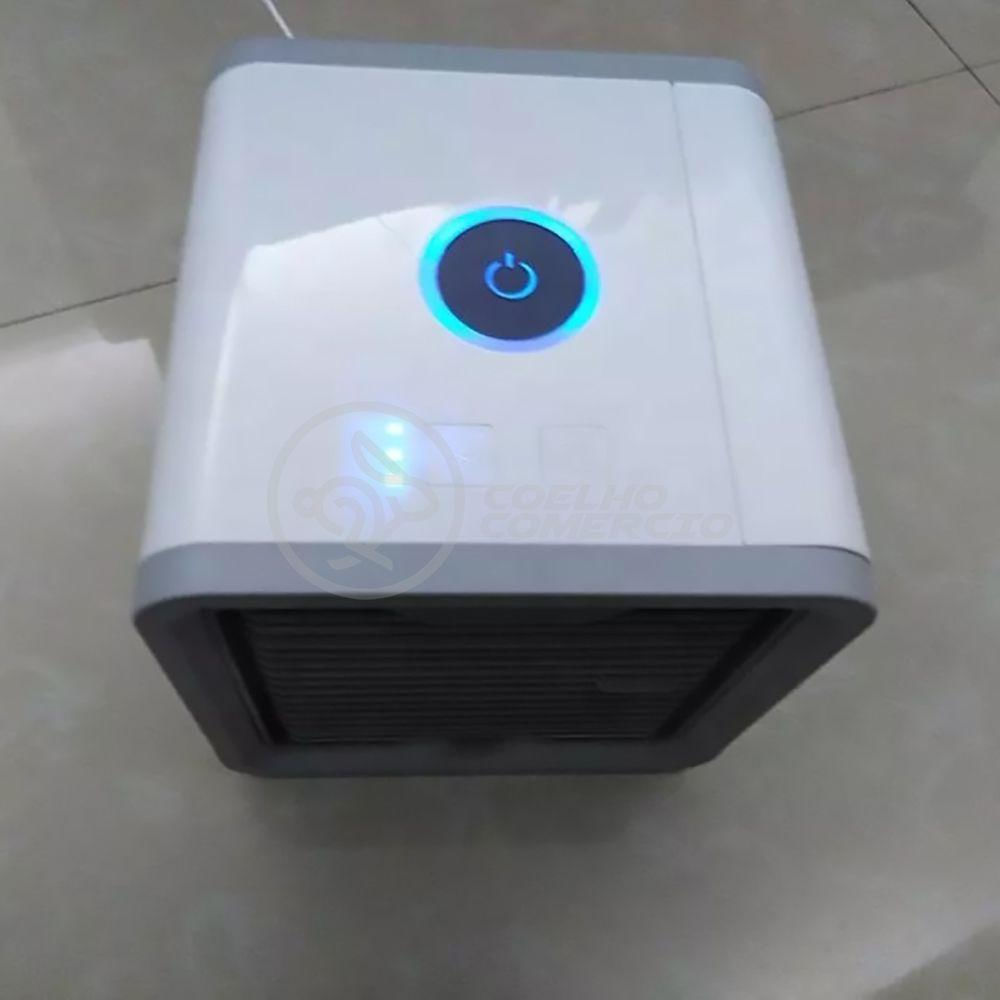Ar Condicionado Portátil Arctic Air Cooler Umidificador Climatizador Luz Led 7 Cores Rgb