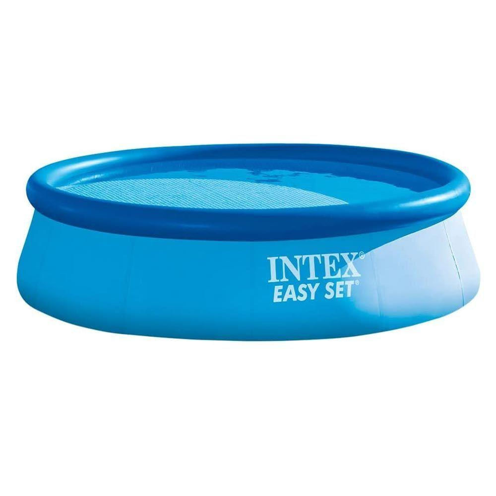 Piscina Inflável Easy Set Litros Com Bomba + Capa + Bomba Filtrante 220v Intex