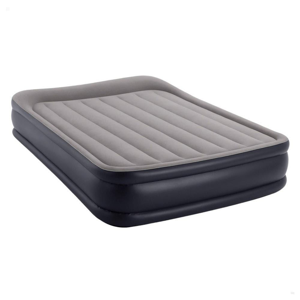 Colchão Inflável Casal Dura Beam Queen Raised 110v Intex