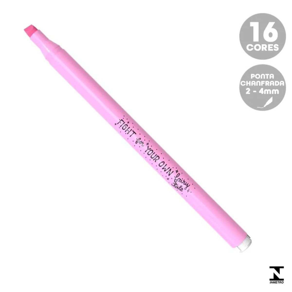 MARCA TEXTO HIGHLIGHTER UP 16 CORES FRASES ESPECIAIS  NEWPEN