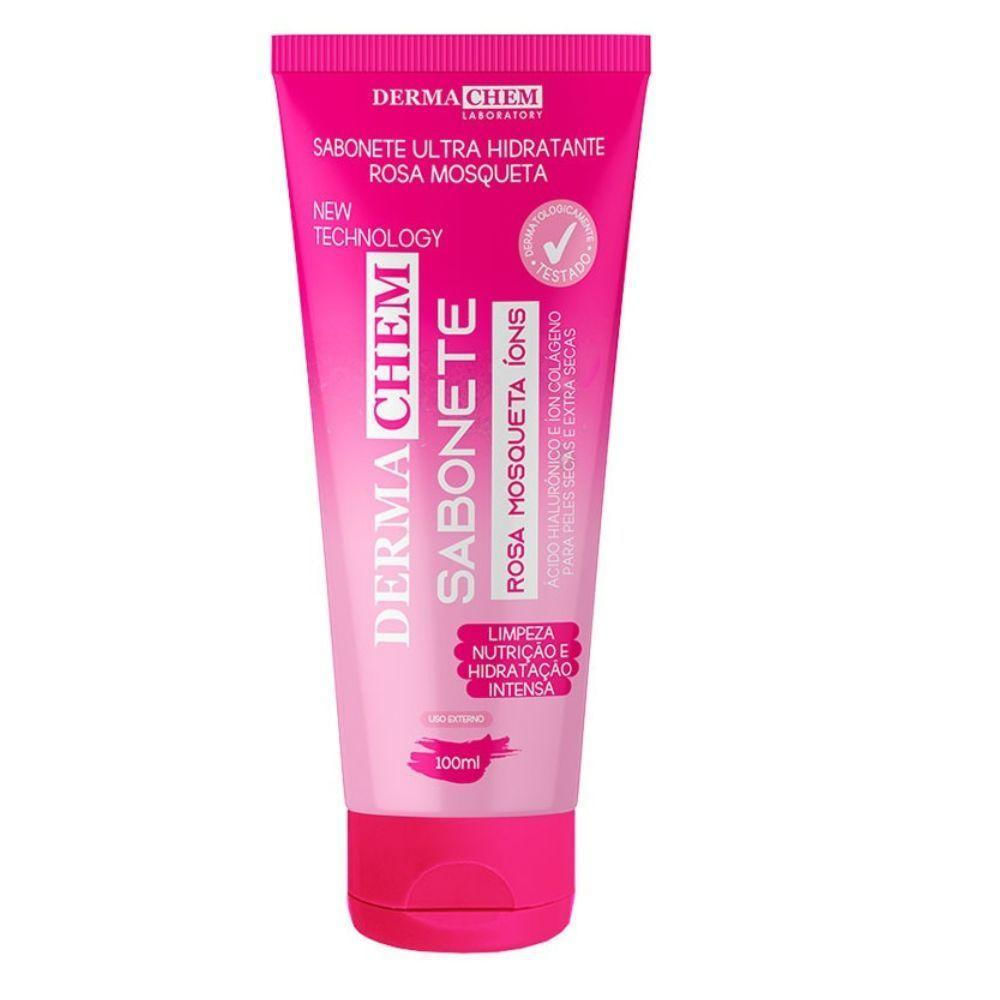 Dermachem Sabonete Hidratante Rosa Mosqueta 100mls 6183