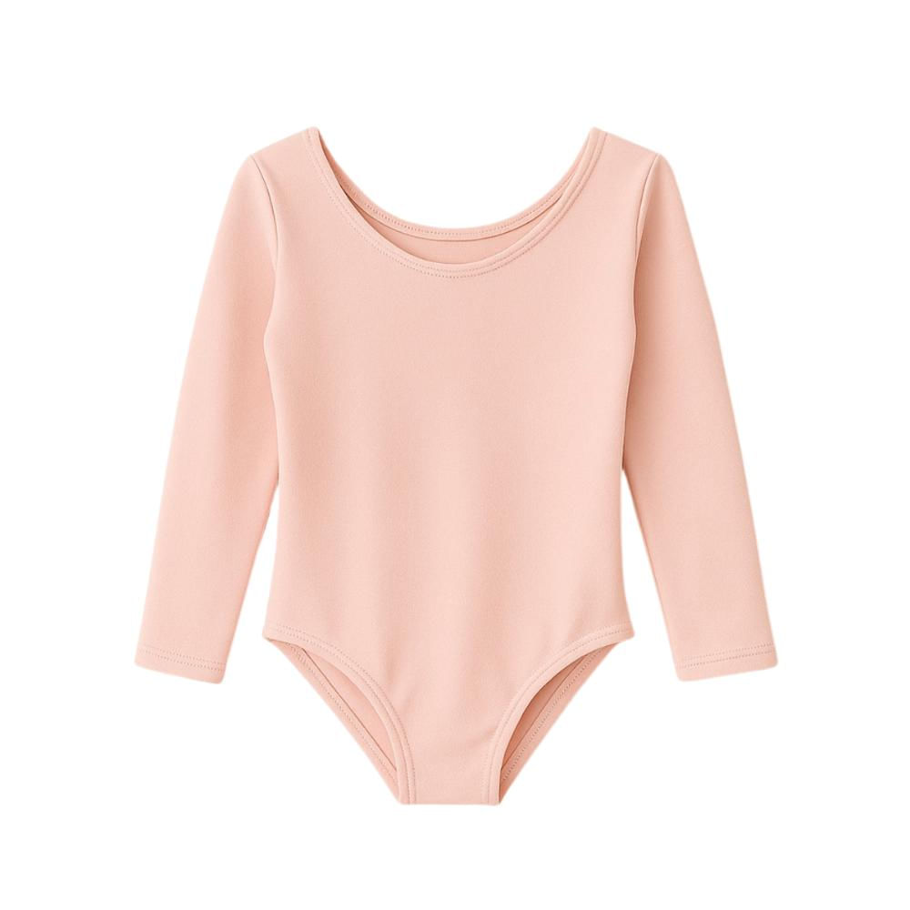 Collant Manga Longa Infantil com Forro Rosa Bailarina Poliamida Tamanho 6 Colombina