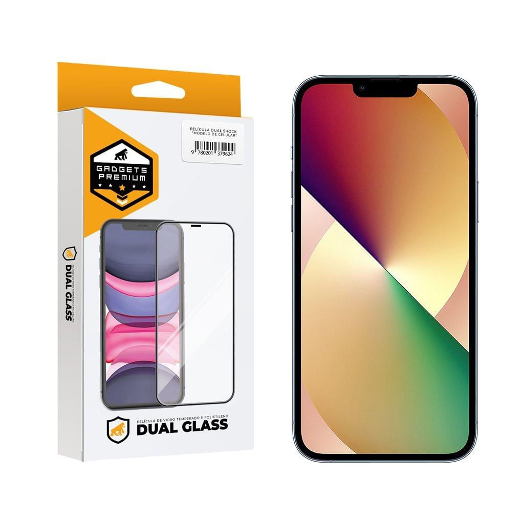 Película Dual Glass para iPhone 13 Pro - Preto - Gshield