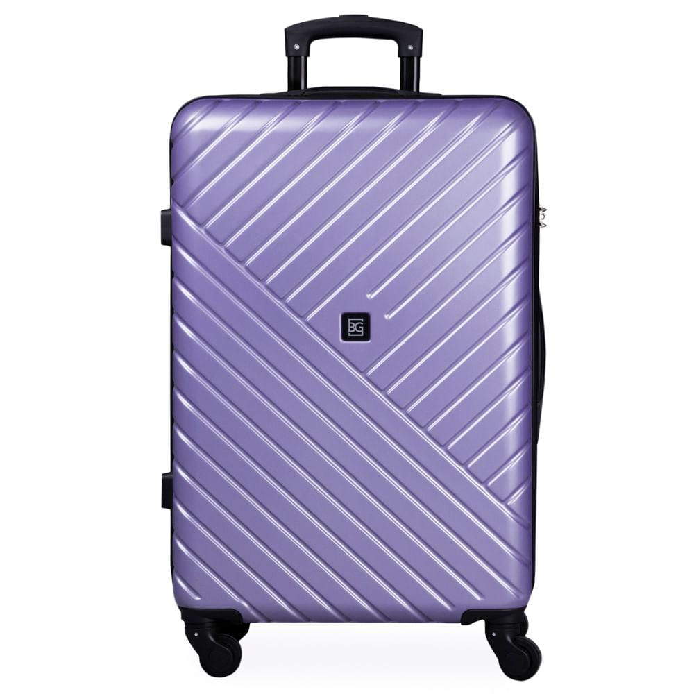 Mala Média ABS 4 Rodas Detroit Lilas II 0018593840004