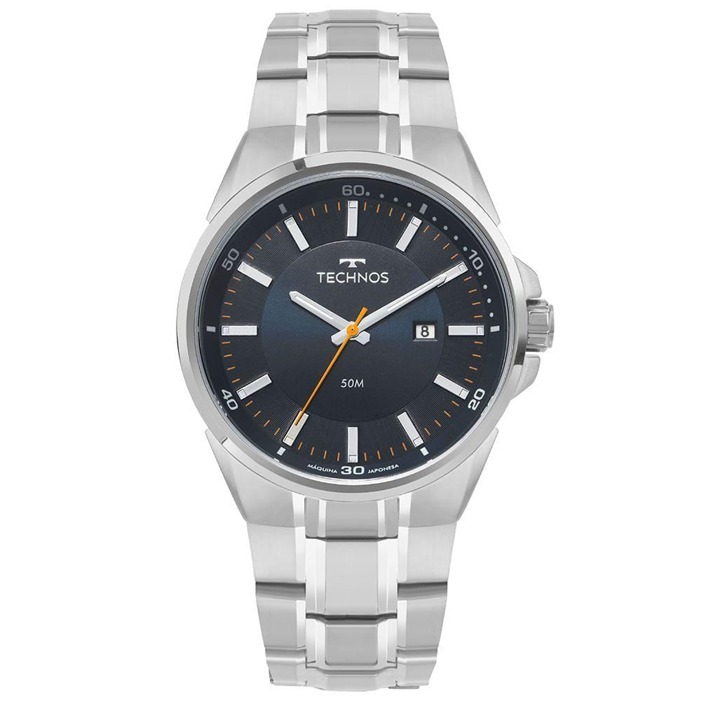 Relógio Technos Masculino Skymaster Prata - 2115tzr-1a