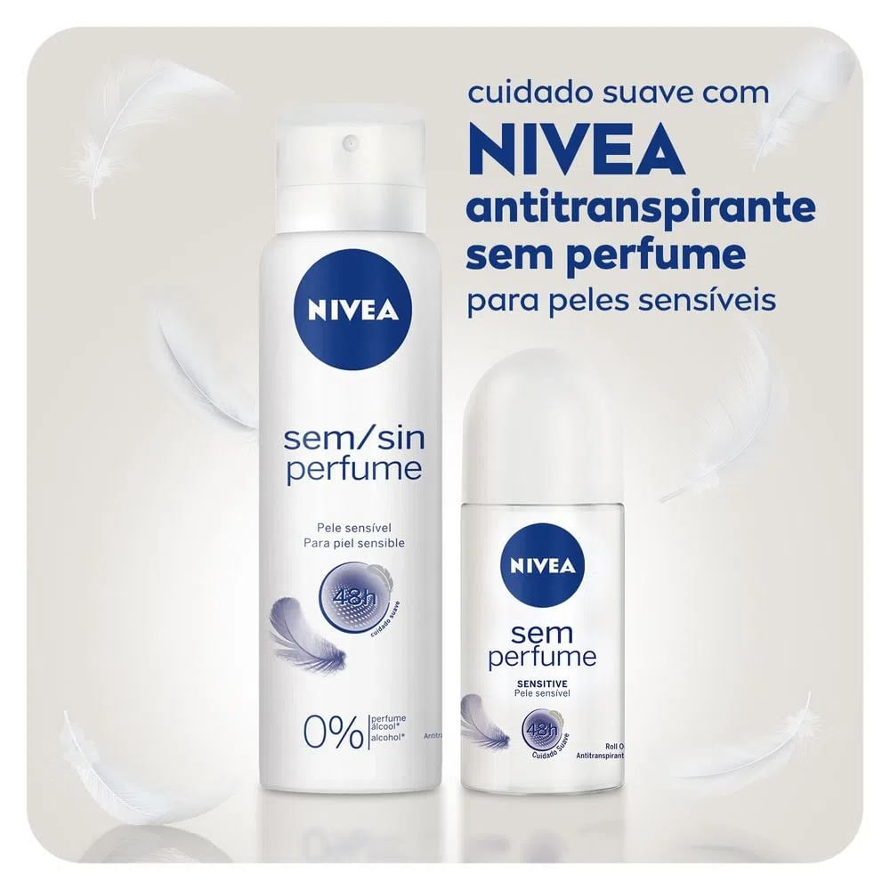 Desodorante NIVEA Aerosol Sem Perfume 150ml