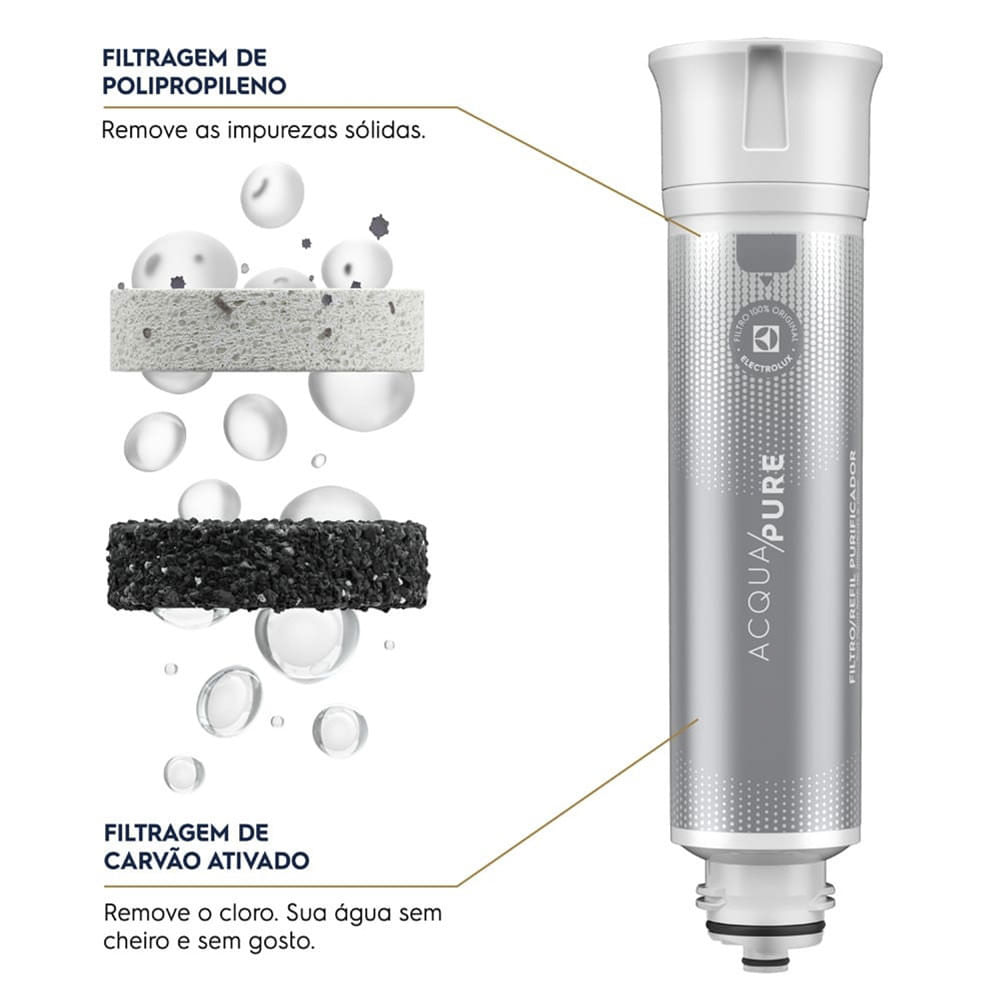 Purificador de Água Electrolux PE12P Experience Pure 4x Preto / Bivolt