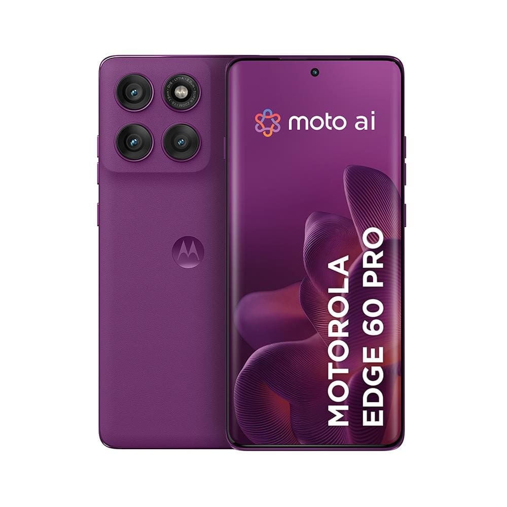 Smartphone Motorola Edge 60 Pro 5G Violeta 265GB, 12GB RAM + 12GB Ram Boost, Tela 6.7