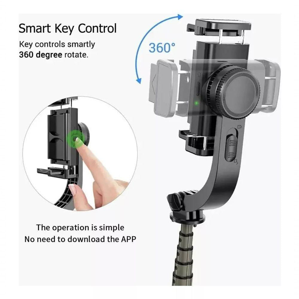 Encontraproduto.com.br - Gimbal Estabilizador Automático Para Bluetooth