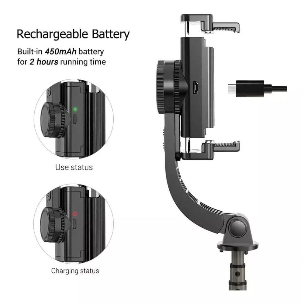 Encontraproduto.com.br - Gimbal Estabilizador Automático Para Bluetooth