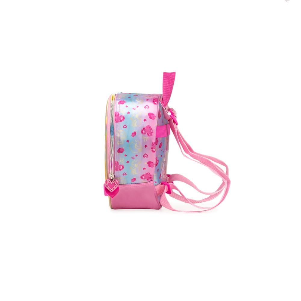 Lancheira Térmica Infantil Feminina Princesas Rosa