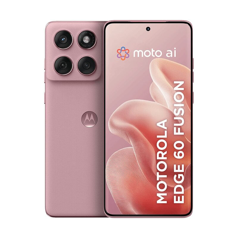Smartphone Motorola Edge 60 Fusion 5G - Rosa, 256GB, 24GB (8GB RAM + 16GB Ram Boost), Câmera 50MP e Tela de 6,7"
