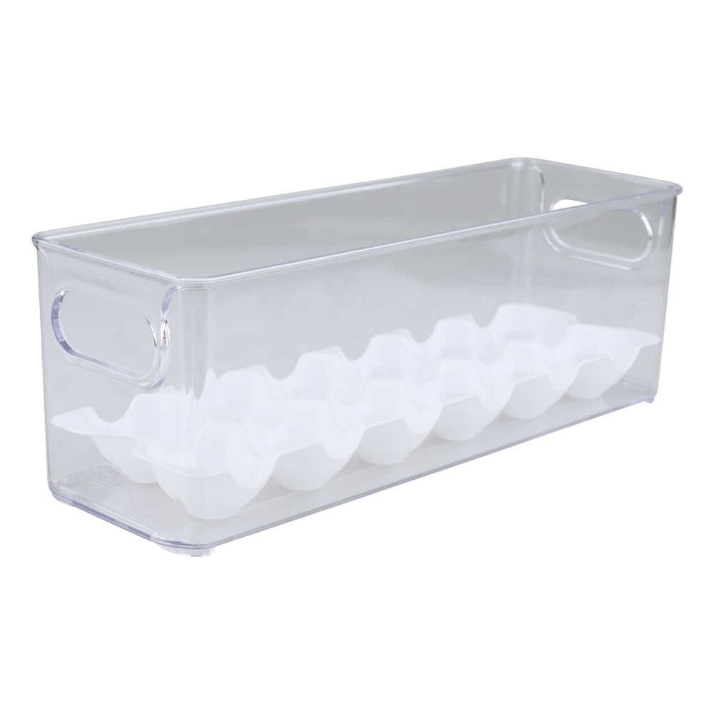 Porta Ovos Organizador Plasútil Plástico para 17 Ovos