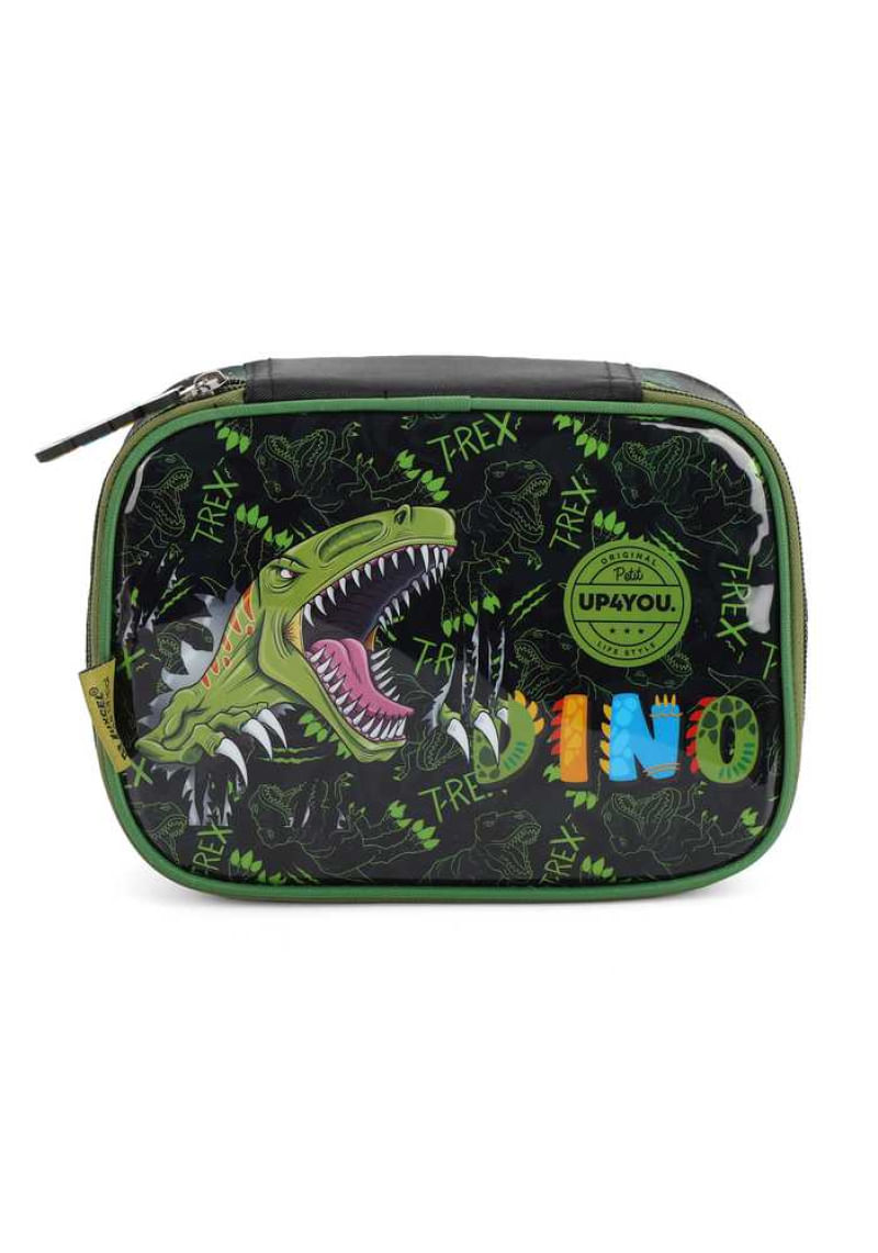 Estojo Escolar Masculino Dinossauros 100 Pens Up4You 39884