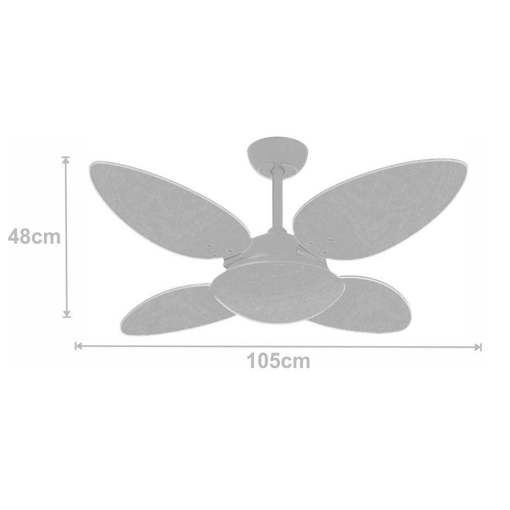 Ventilador De Teto Prince Iv Tabaco 127V