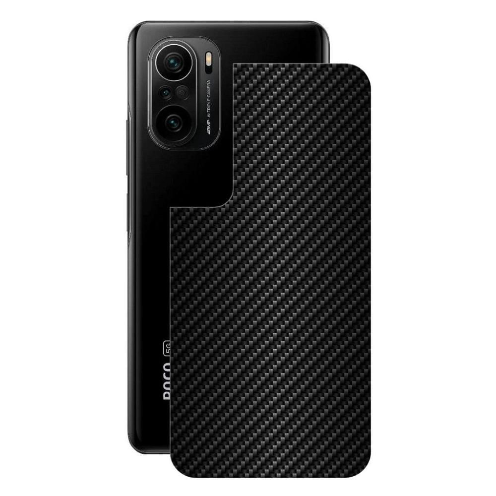 Película Xiaomi Poco F3-Traseira Fibra Carbono Preta-Gshield