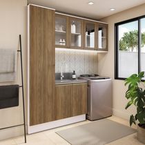 Lavanderia Modulada Kappesberg Celeste 4 Peças - 210cm