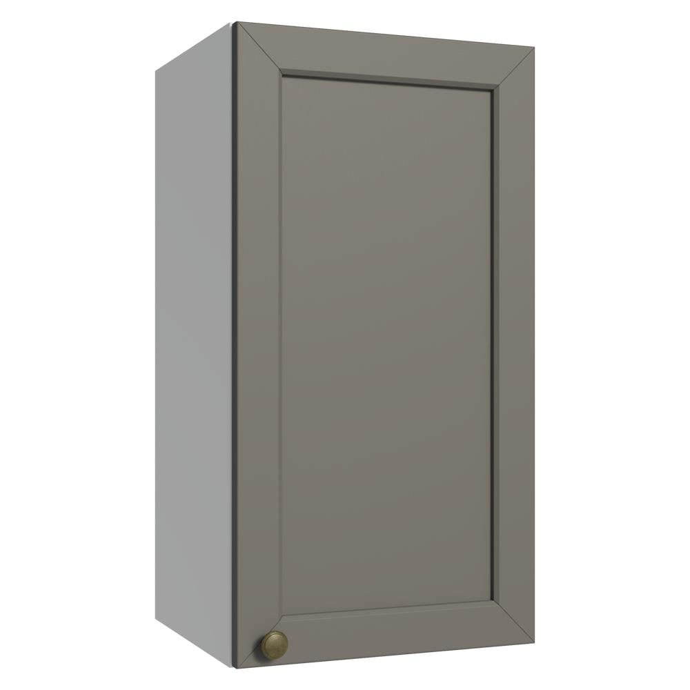 Armário Aéreo 35 cm 1 Porta Branco/Cinza Vik Madesa