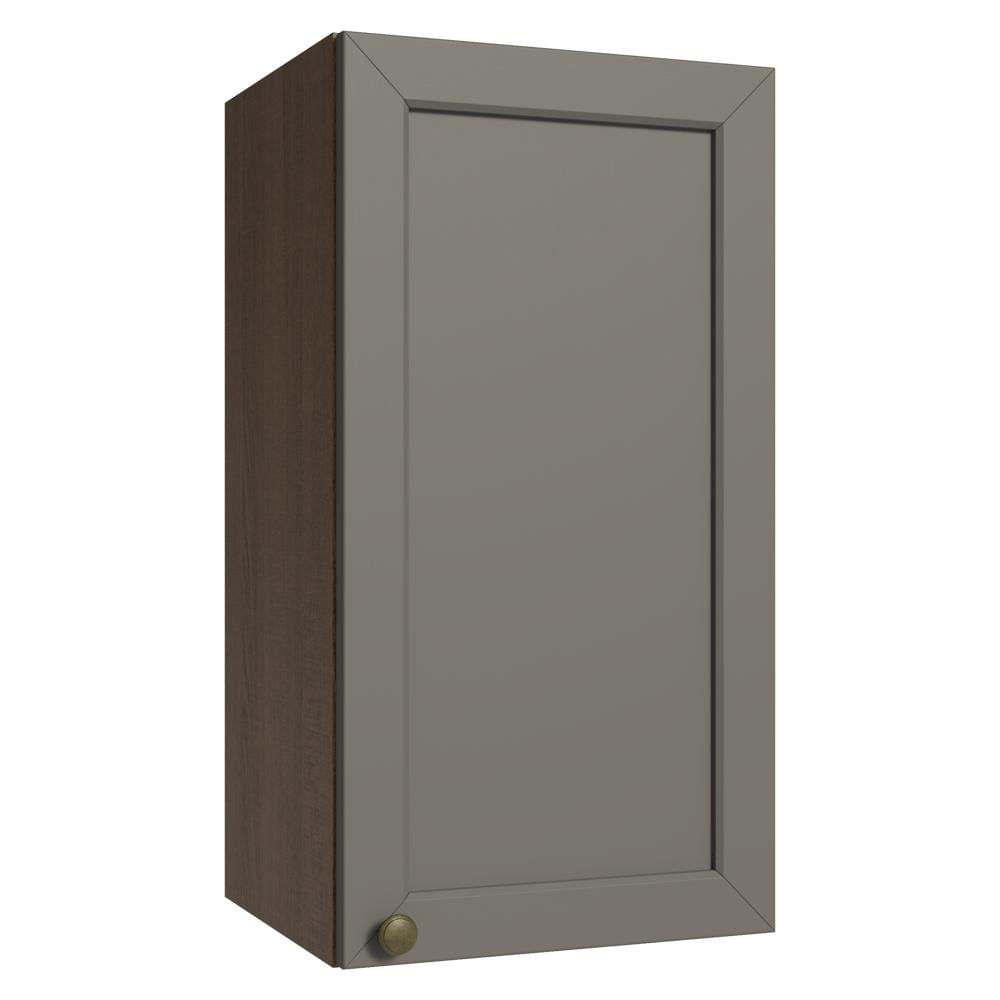 Armário Aéreo 35 cm 1 Porta Rustic/Cinza Vik Madesa
