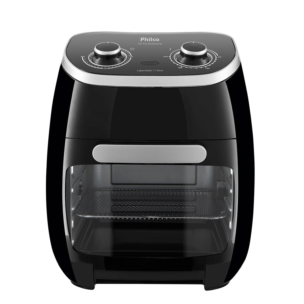 Fritadeira Elétrica 2 em 1 Philco Oven Air Fryer e Forno PFR2000P 11L Preta - 127V