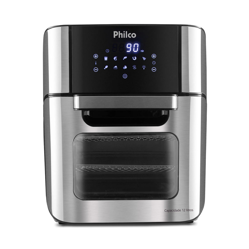Fritadeira Elétrica Air Fryer e Forno Philco Oven 2 em 1 PFR2200P 12L Preta - 220V