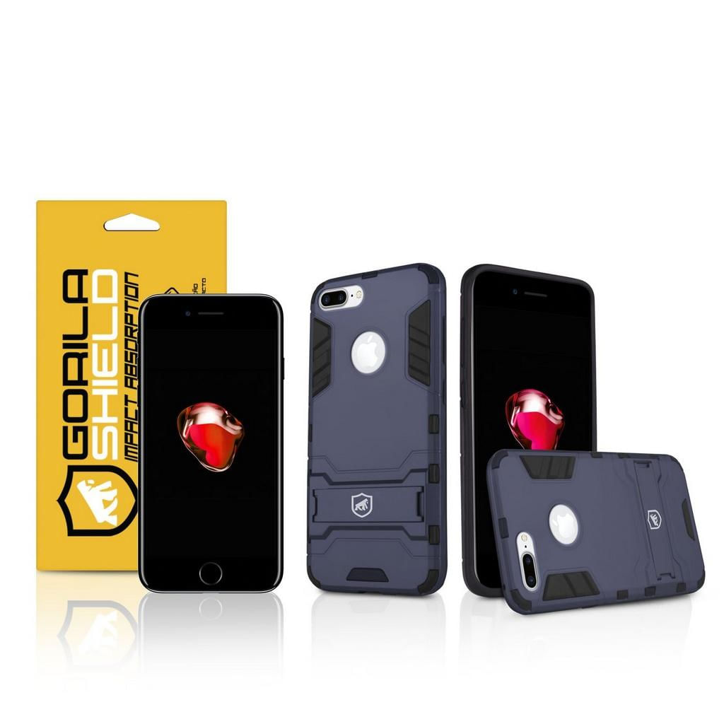 Kit Capa Armor e Película Vidro Dupla para Iphone 7 Plus - Gorila Shield