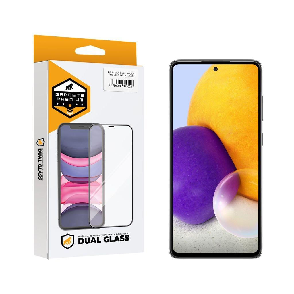 Película Dual Glass para Samsung Galaxy A72 - Preto - Gshield