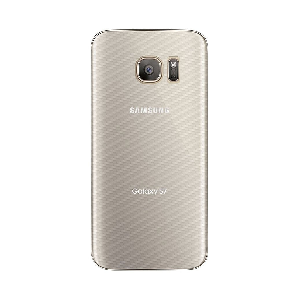 Película Traseira de Fibra de Carbono Transparente para Samsung Galaxy S7 Edge - Gorila Shield