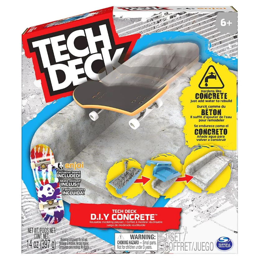 Conjunto de Modelagem de Concreto D.I.Y.Tech Deck Sunny 2898